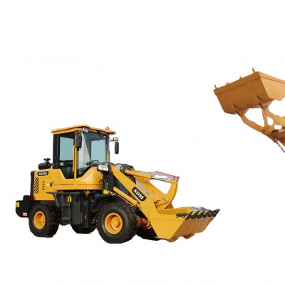 Compact Hydraulic front wheel loader 0.8-3tons with automatic drive way 4WD SDMHK926 for farm use